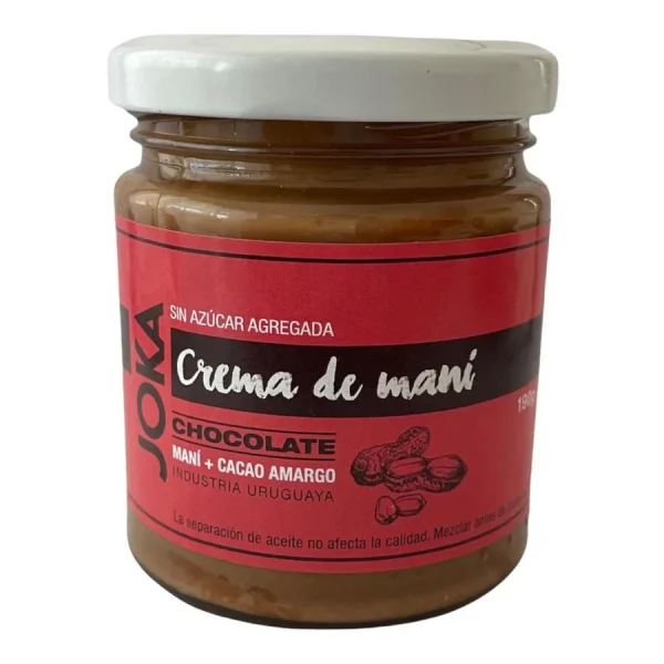 Crema de Maní con Chocolate. Un viaje de ida al sabor. Crema de Maní Joka