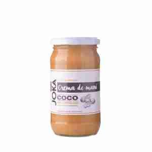 Crema de Maní con Coco. Crema de maní 100% natural con Coco. Sin Azúcar agregada. Sin Aceites agregados. Sin conservantes ni aditivos químicos. Sin Gluten